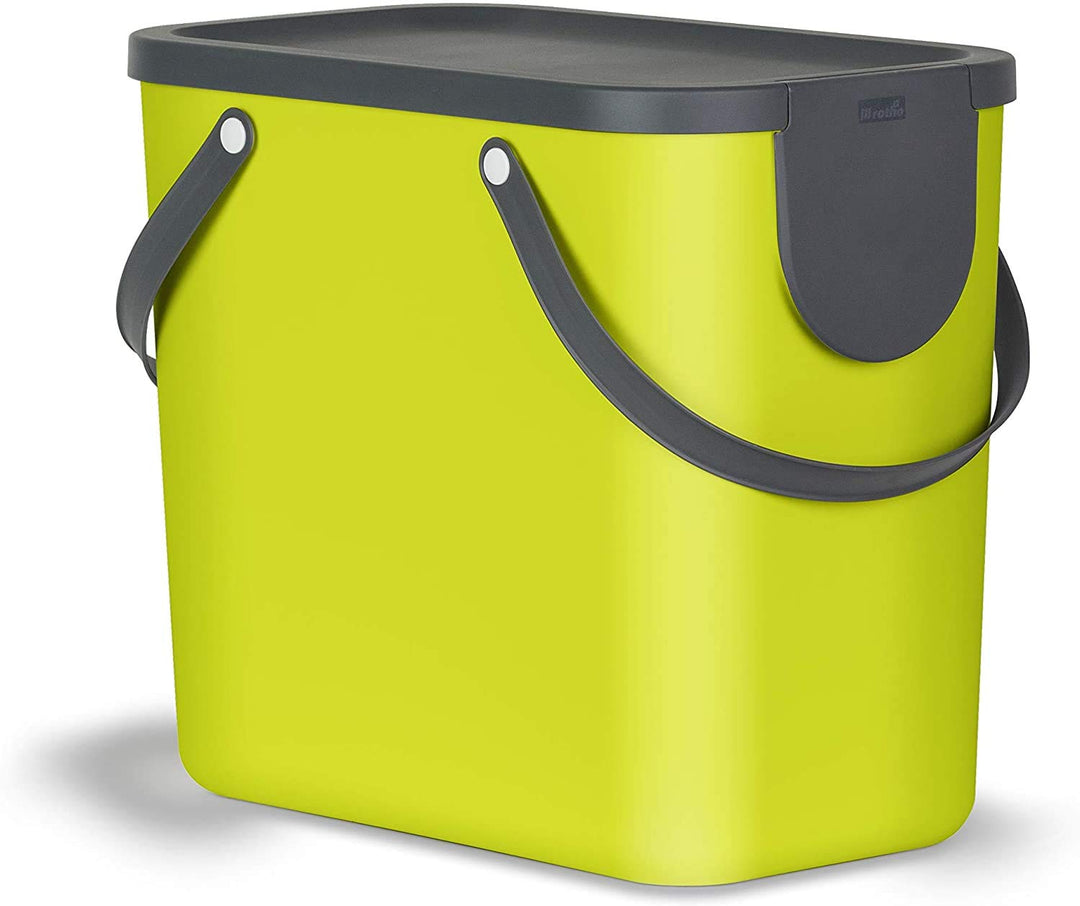 ROTHO Recycling-Müllsystem "Albula" 25 l grün lime grün, Grün