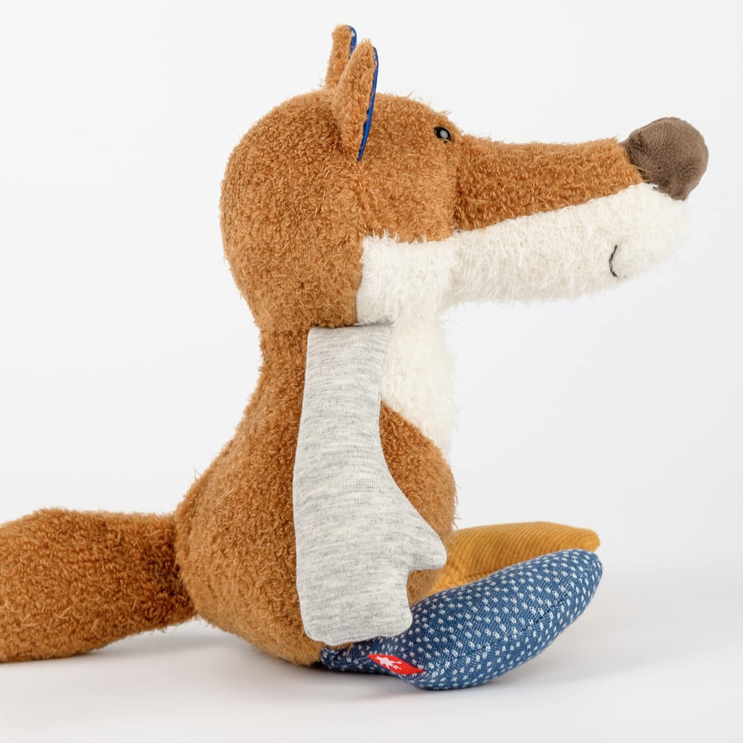 sigikid 39824 Patchwork Stofftier, Mehrfarbig/Fuchs