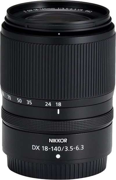 Nikon NIKKOR Z DX 18-140mm 1:3,5-6.3 VR, Schwarz, JMA713DA Single, Single