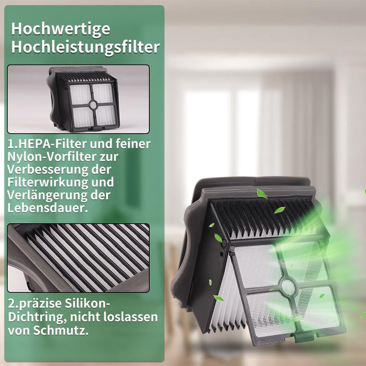 4 Zubehörset für Tineco Floor One S5 / S5 Pro / S5 Pro 2 / S5 Extreme Nass-Trocken Bürstenwalze Ersa