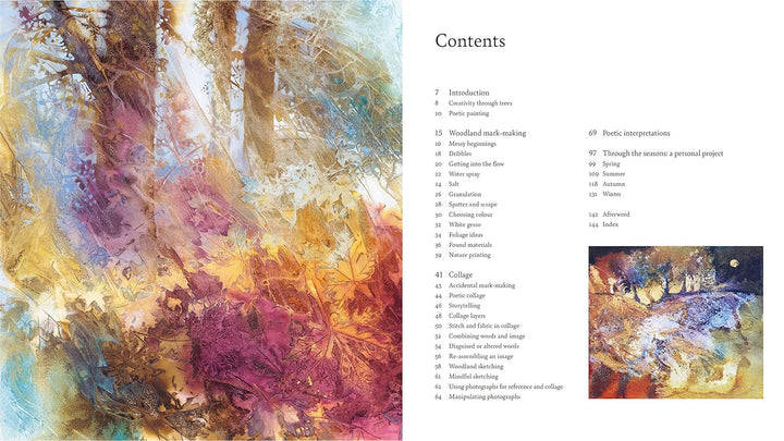 Poetic Woods: Experimental Watercolour and Collage, Gebundenes Buch