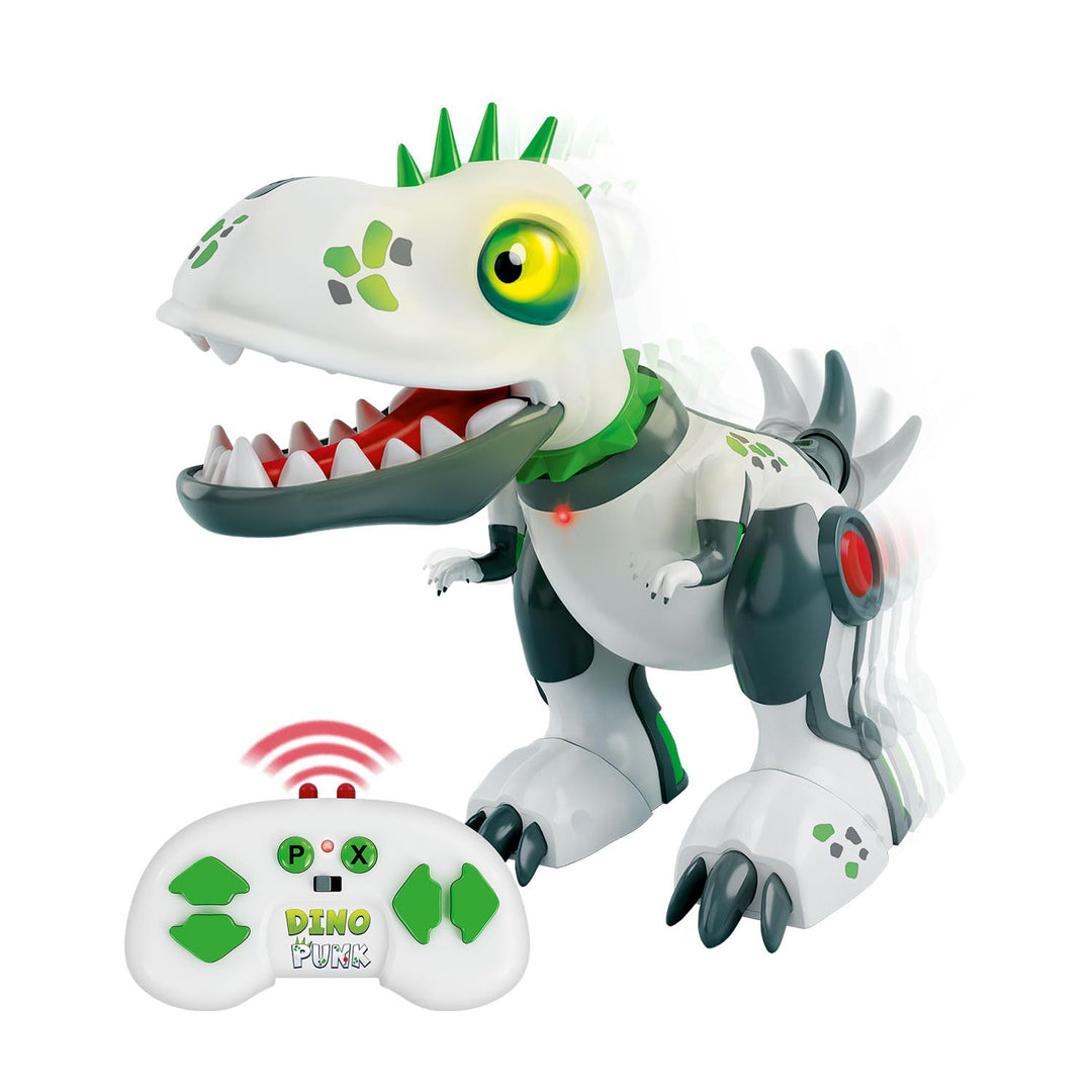 Xtrem Bots - Dinopunk Roboter Kinder | Ferngesteuerter Dinosaurier | Roboter Programmierbar 20 Aktio
