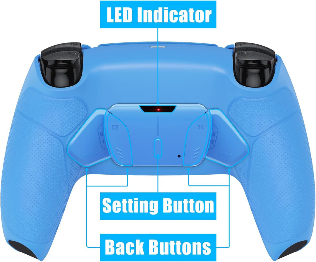 eXtremeRate Programmierbar RISE4 Remap Kit für ps5 Controller BDM-010/020,Remap Board&Rückplate Gehä