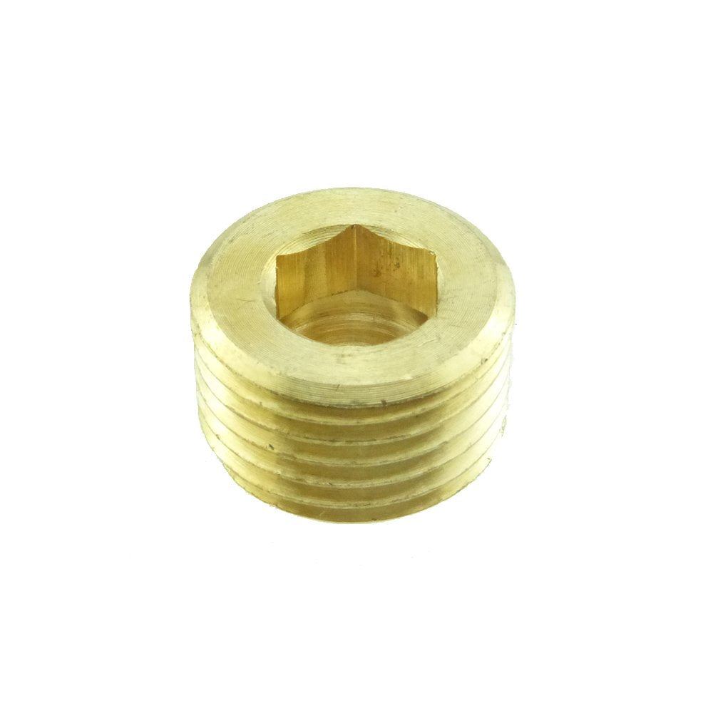 Verschlussschraube DIN 906 Messing Innen6kant und keg.-Feingew. M 10 x 1-100 Stück