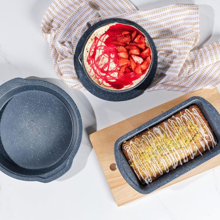 Russell Hobbs Nightfall Stone Rechteckig Brotbackform - Karbonstahl Kuchenform, BPA/PFOA-Frei, kaste