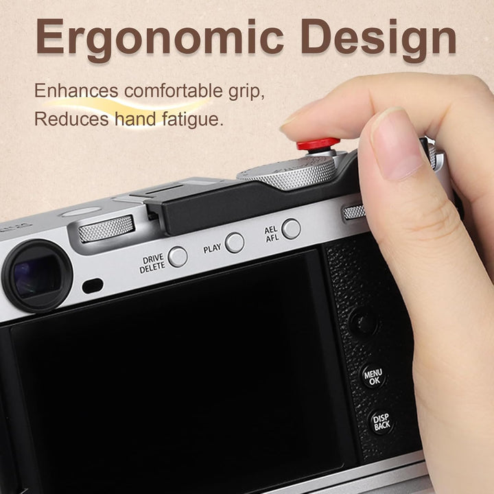 Haoge THB-XE5-B Daumen-Up-Griff für Fujifilm XE5 Kameragehäuse, digitales Zubehör, Metall, Blitzschu
