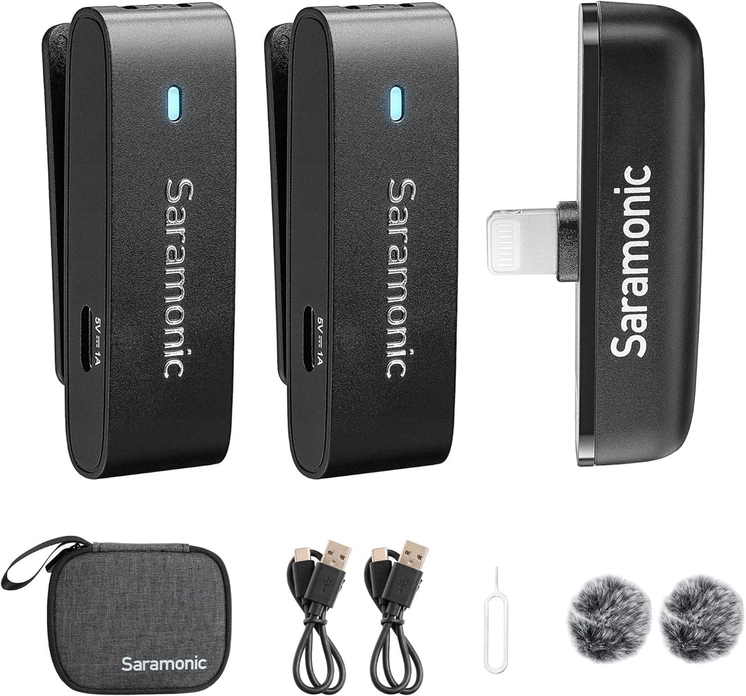 Saramonic Blink300 B4 Wireless Lavalier Mikrofon für iPhone iPad Omnidirektional MFi zertifiziertes