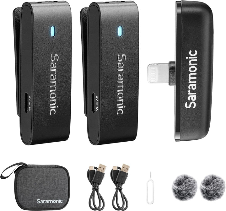 Saramonic Blink300 B4 Wireless Lavalier Mikrofon für iPhone iPad Omnidirektional MFi zertifiziertes