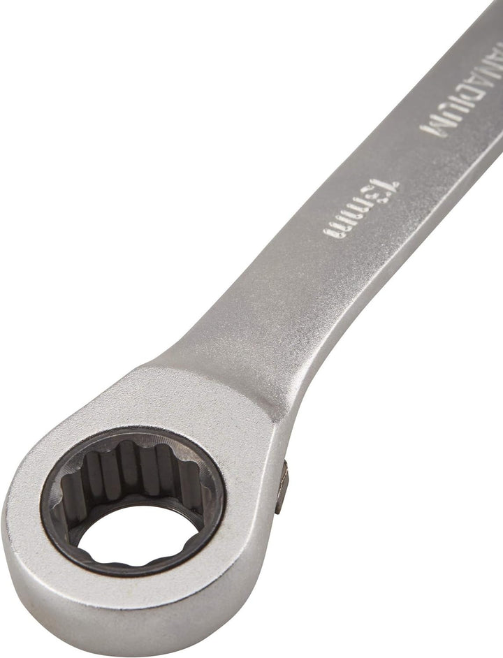Ringmaulschlüssel mit Ratsche und Stoppring | CrV | 72 Zähne | No.235 | 27 mm | WGB