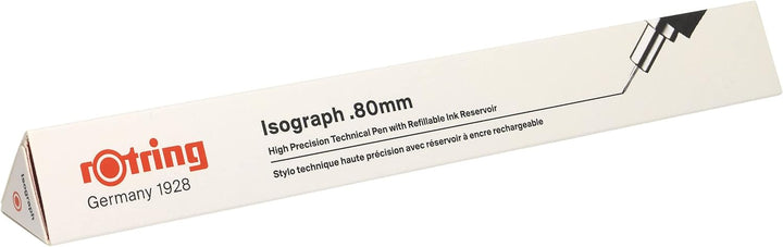 rOtring Isograph technischer Zeichenstift | 0,80 mm nachfüllbare Fineliner, 0,80 mm