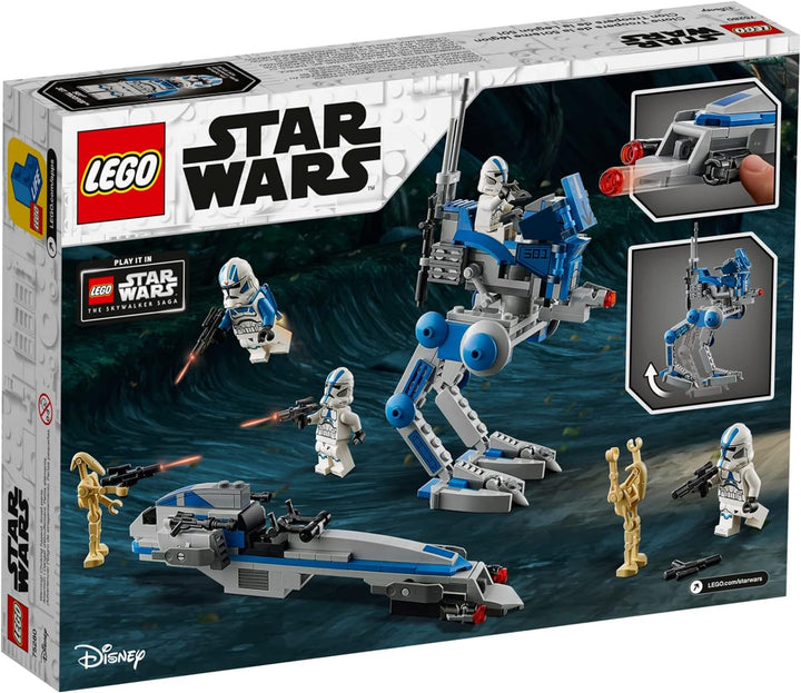 LEGO 75280 Star Wars 501st Legion Clone Troopers;Set for Action-Packed Battles (285 Pieces)