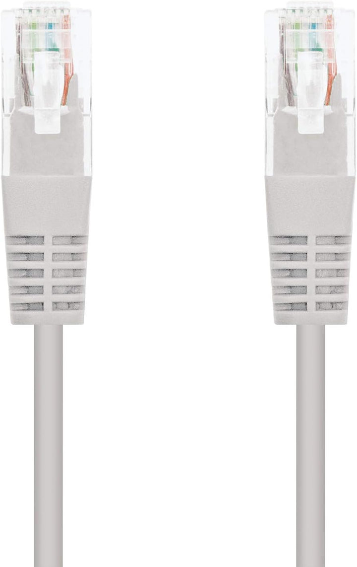 Nanocable 10.20.0400 - Ethernet Netzwerkkabel RJ45, Cat.6 UTP AWG24, 100% Kupfer, Grau, 0.5 mts, gra