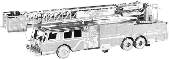 Metal Earth Fascinations Metallbausätze - Feuerwehrauto Löschfahrzeug Fire Truck, lasergeschnittener