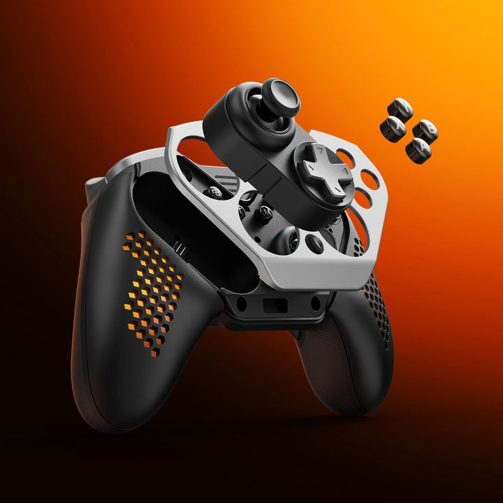NYXI Flexi Wireless PC Controller - Hall Effect Sensing Joystick, Hall Analong Triggers, Interchange
