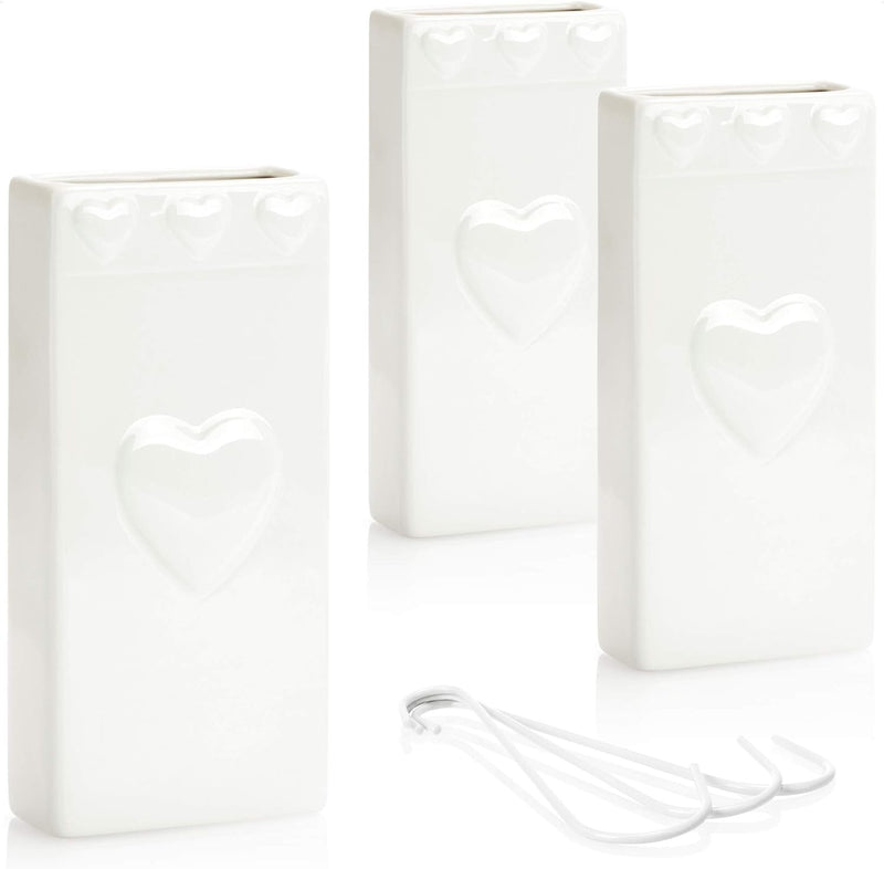 com-four® 3x Luftbefeuchter Heizung - Heizkörper Luftbefeuchter mit Herzmuster - Heizung Wasserverdu