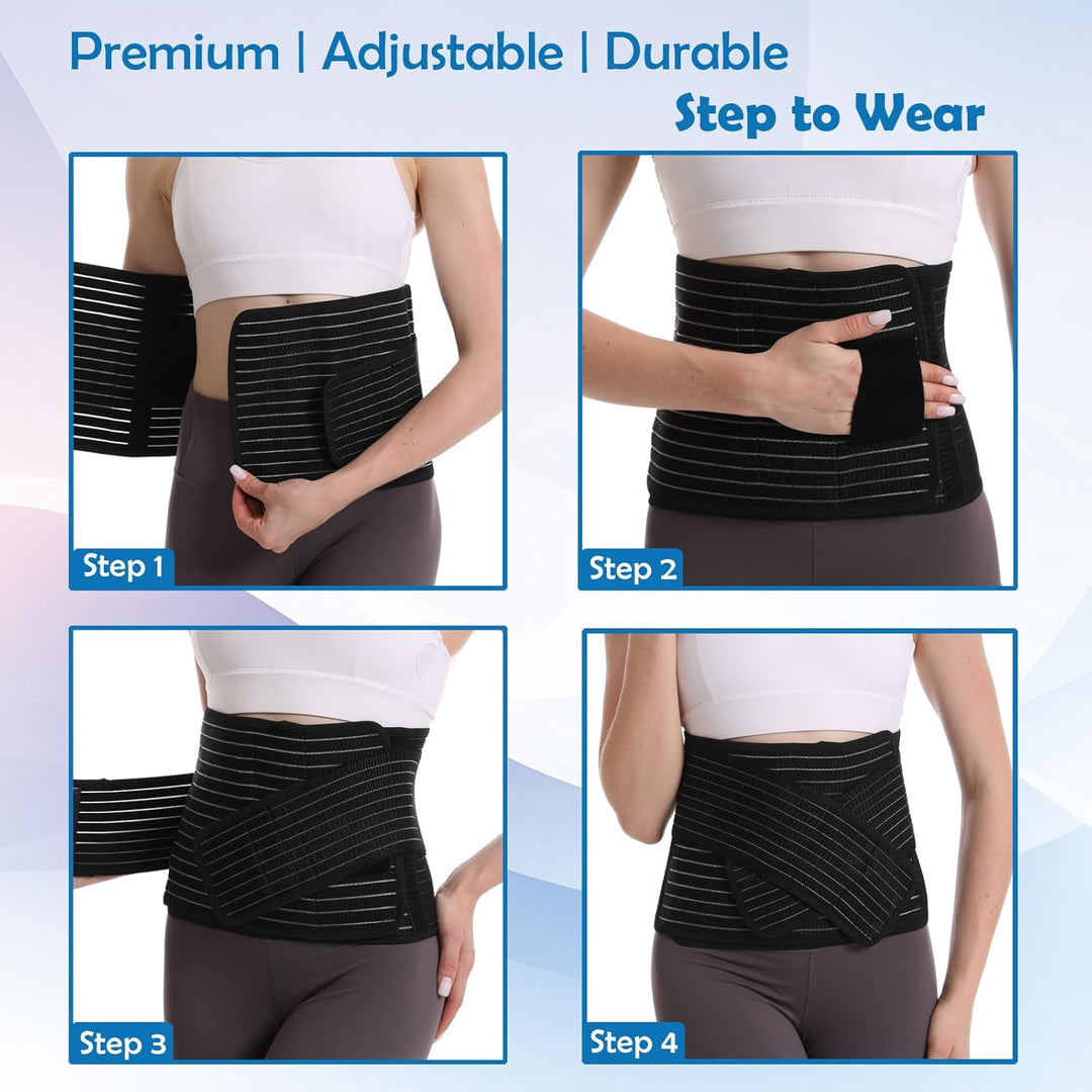 Postpartum Gürtel für Damen, Abdominal Binder Post Chirurgie Belly Wrap, C Abschnitt Erholung Must H