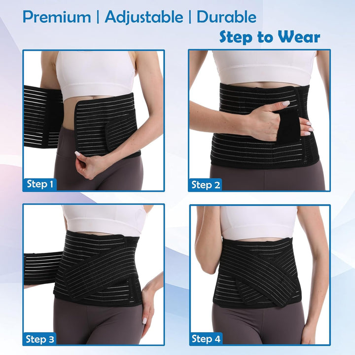 Postpartum Gürtel für Damen, Abdominal Binder Post Chirurgie Belly Wrap, C Abschnitt Erholung Must H