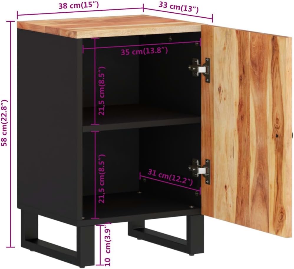 Tidyard Badschrank 2 Fächer Badezimmerschrank Badmöbel Hängeschrank Hochschrank Aufbewahrungsschrank