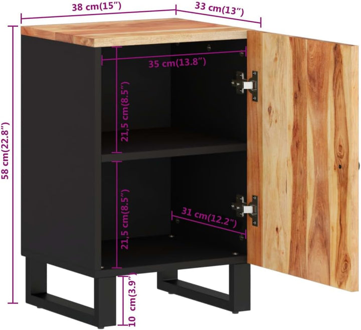 Tidyard Badschrank 2 Fächer Badezimmerschrank Badmöbel Hängeschrank Hochschrank Aufbewahrungsschrank