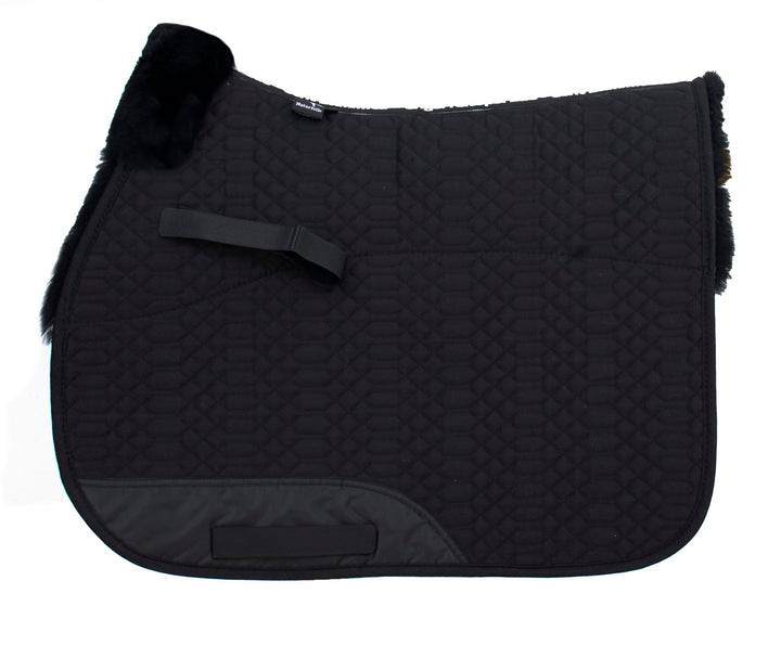 Engel Reitsport Lammfell Schabracke Half Lined SCHABRA1-VSS-SCH-SCH Steppstoff schwarz Fell schwarz
