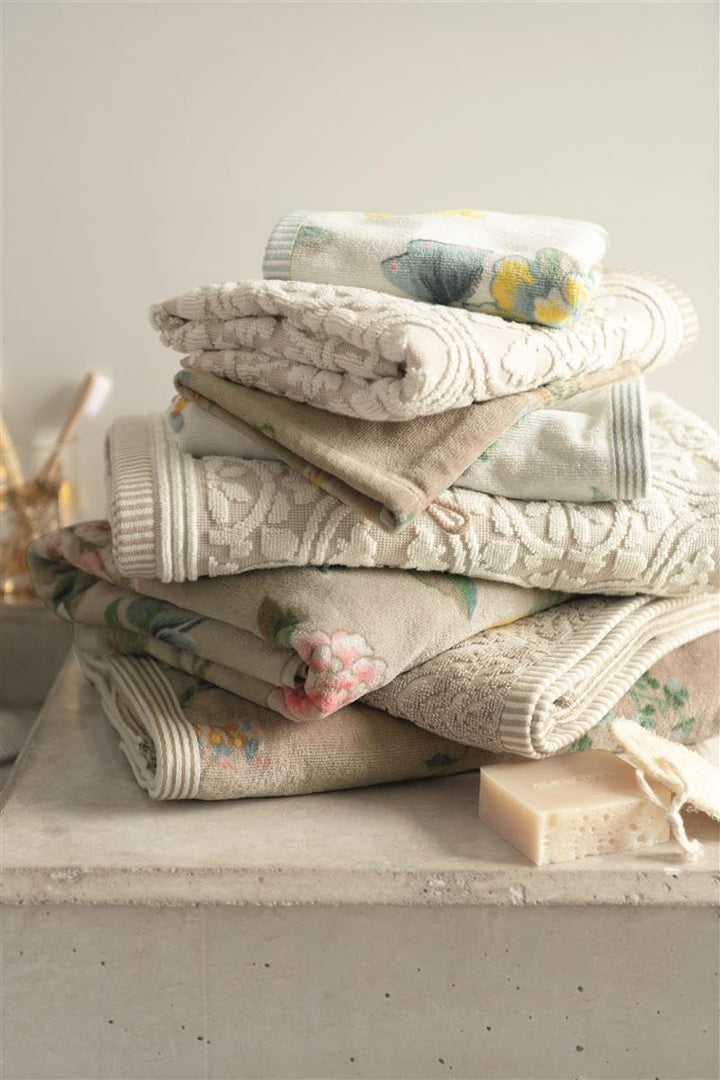 PIP Studio Handtuch Tile de Pip | khaki - 3x 55x100cm