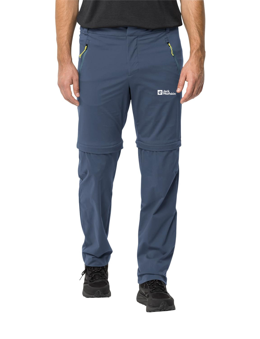 Jack Wolfskin Herren Wanderhose Glastal Zip Off Pants M 52 Kurz Evening Sky, 52 Kurz Evening Sky