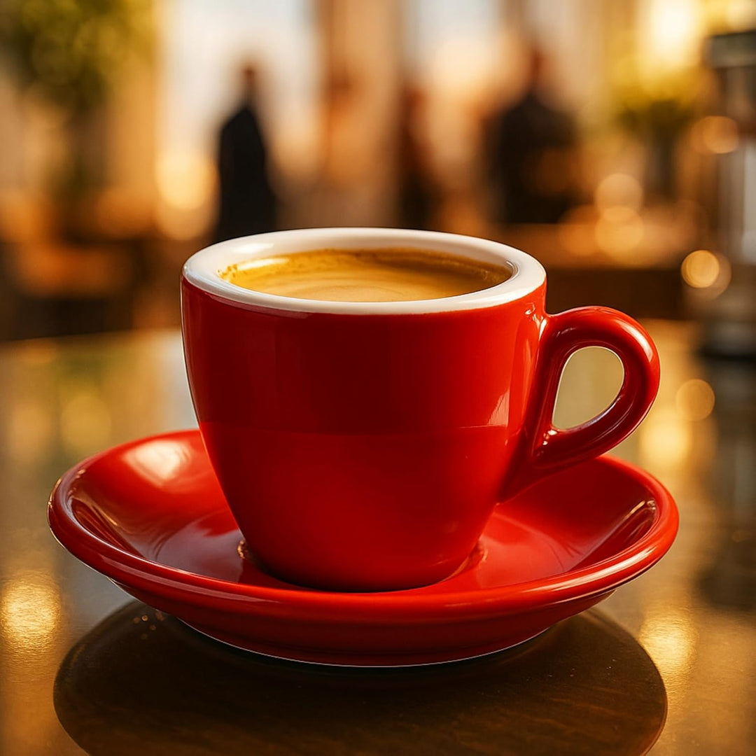 MY Obsession Espressotassen Set, 56 ml – extra dickwandig, italienisches Design, Premium Geschenkver