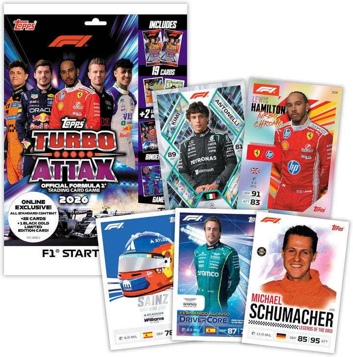 Topps Formula 1 2026 Turbo Attax - Starter Pack (Online Exclusive)