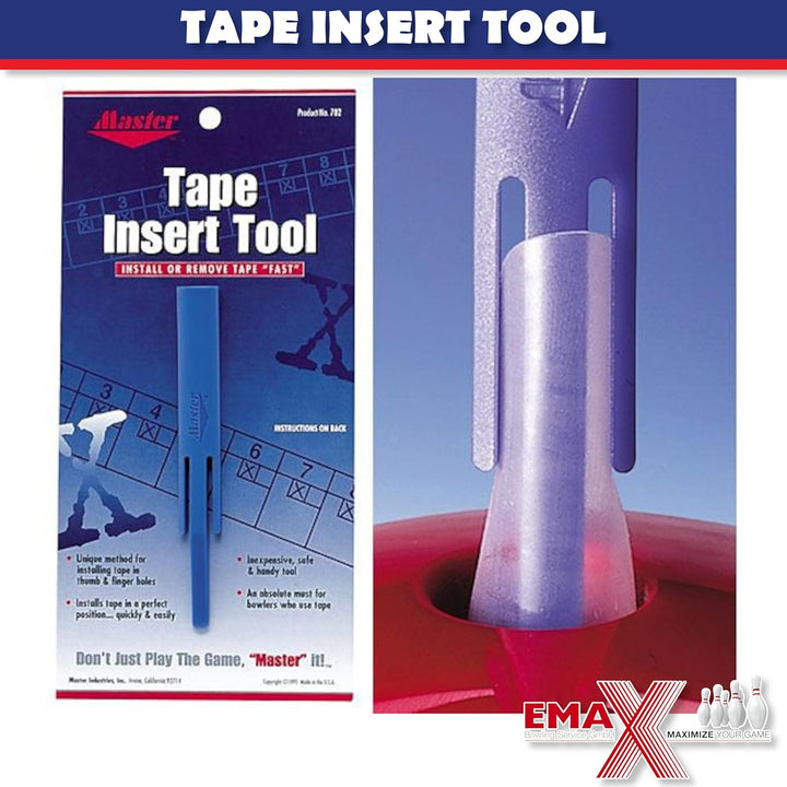 EMAX | Master Industries – Tape Insert Tool | Bowling Werkzeug zum Einkleben und Entfernen von Tape