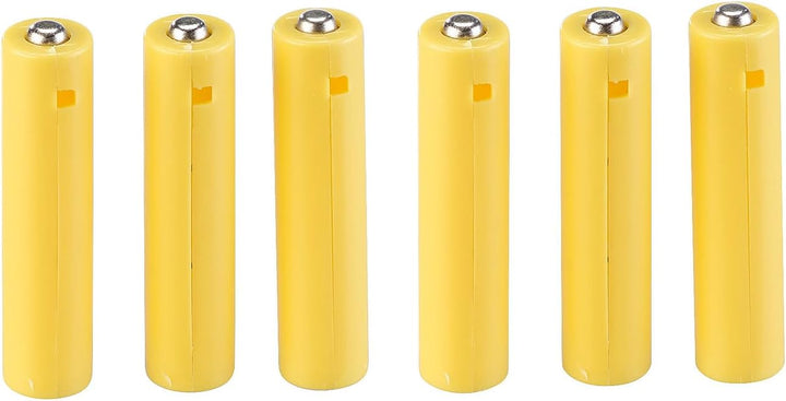 revolt Dummy Batterie: 4er-Set Universal-USB-Batterie-Adapter, ersetzen je 6 AA/AAA-Batterien (AA Ba