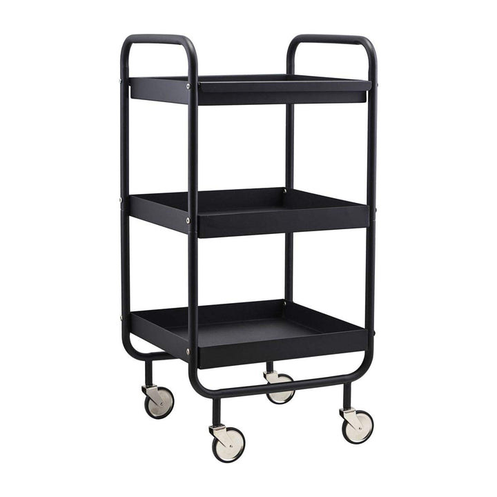 House Doctor Servierwagen, Schwarz, 42 x 38 cm, Schwarz