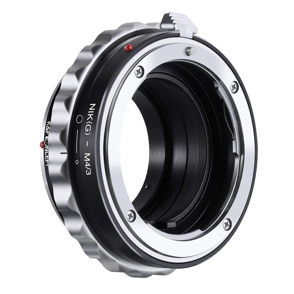 K&amp;F Concept Nikon AI(G)-M4/3 Objektiv Adapter mit Blendenring für Nikon G AF-S F Objektiv auf M4/3 M