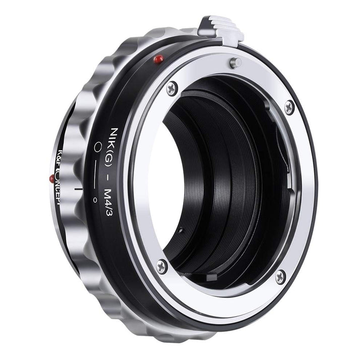 K&amp;F Concept Nikon AI(G)-M4/3 Objektiv Adapter mit Blendenring für Nikon G AF-S F Objektiv auf M4/3 M