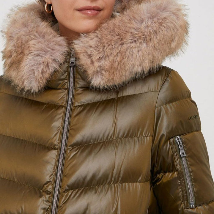 Geox Damen W Backsie Jacket 52 DARK OLIVE, 52 DARK OLIVE