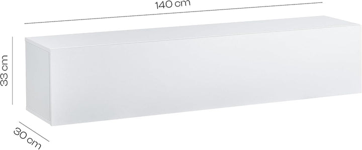 Baroni Home TV-Schrank mit 3 Schubladen, Loch für Kabeldurchführung aus MDF, TV-Konsole für Schlafzi