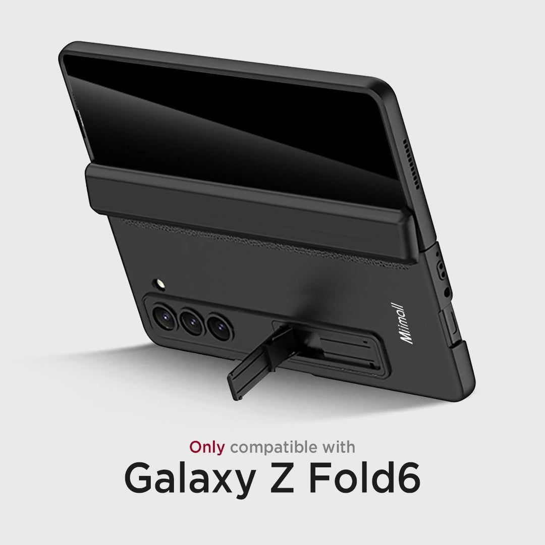 Miimall Kompatibel mit Samsung Galaxy Z Fold 6 Hülle mit Displayschutz Anti-Peeping+Magnetischer Sch