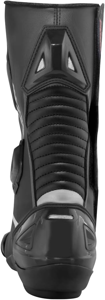Bogotto Race-X Motorrad Stiefel, schwarz, 46 | Belüftet 46 EU Schwarz, 46 EU Schwarz