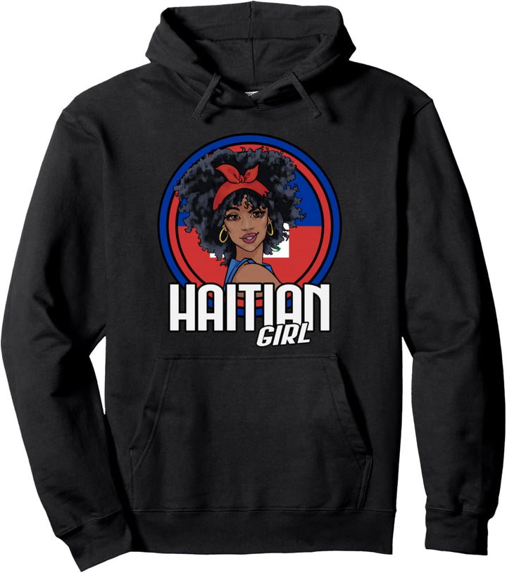 Haitianisches Madchen Haiti Flagge Geschenk Haiti Gift Pullover Hoodie
