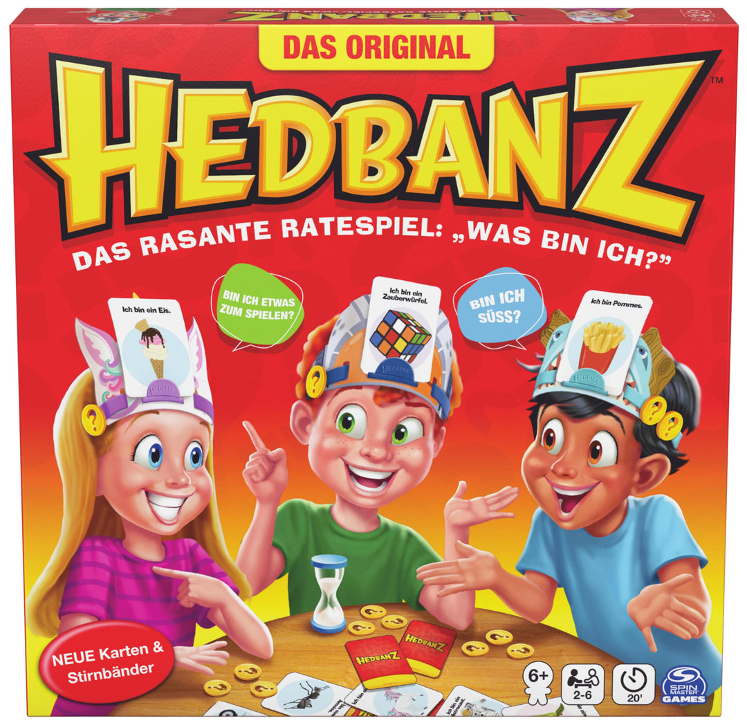 Spin Master Games - Hedbanz, das rasante Ratespiel für die ganze Familie, Neuauflage (2025) mit toll