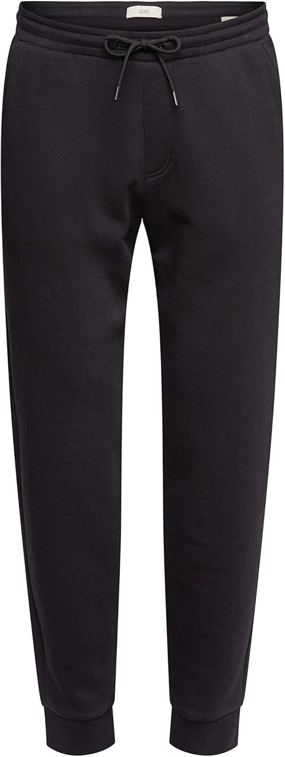 edc by Esprit Recycelt: Sweathose mit Kordelzug XS 001/Black, XS 001/Black