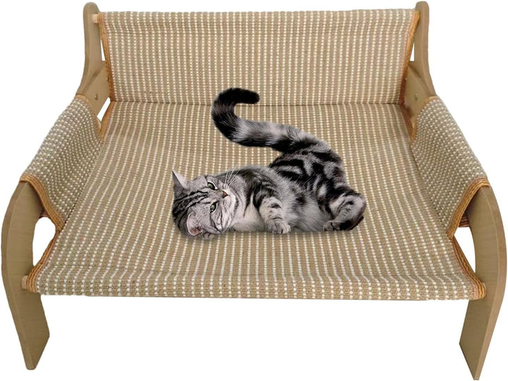 Katzenhängematte - Erhöhtes Haustiersofa Katzenliege,Atmungsaktiver Erhöhter Hundesofa Loungesessel