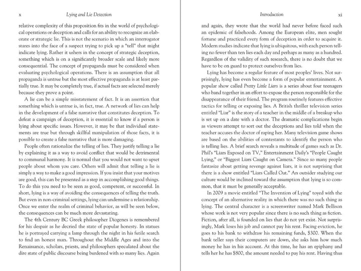 Lying and Lie Detection: A CIA Insider's Guide, Taschenbuch