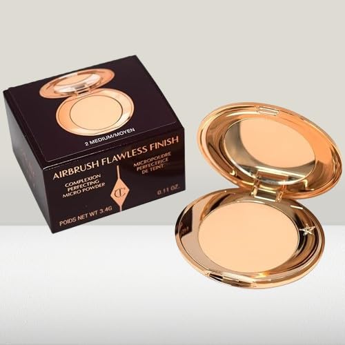 Charlotte Tilbury ORIGINAL | Airbrush Flawless Finish Micro Powder | by BELLA (2 Medium (Travel Size