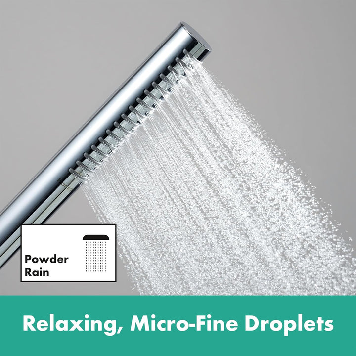 hansgrohe Pulsify S - wassersparender Duschkopf 7,9 l/min (EcoSmart), Handbrause mit 1 Strahlart (Po