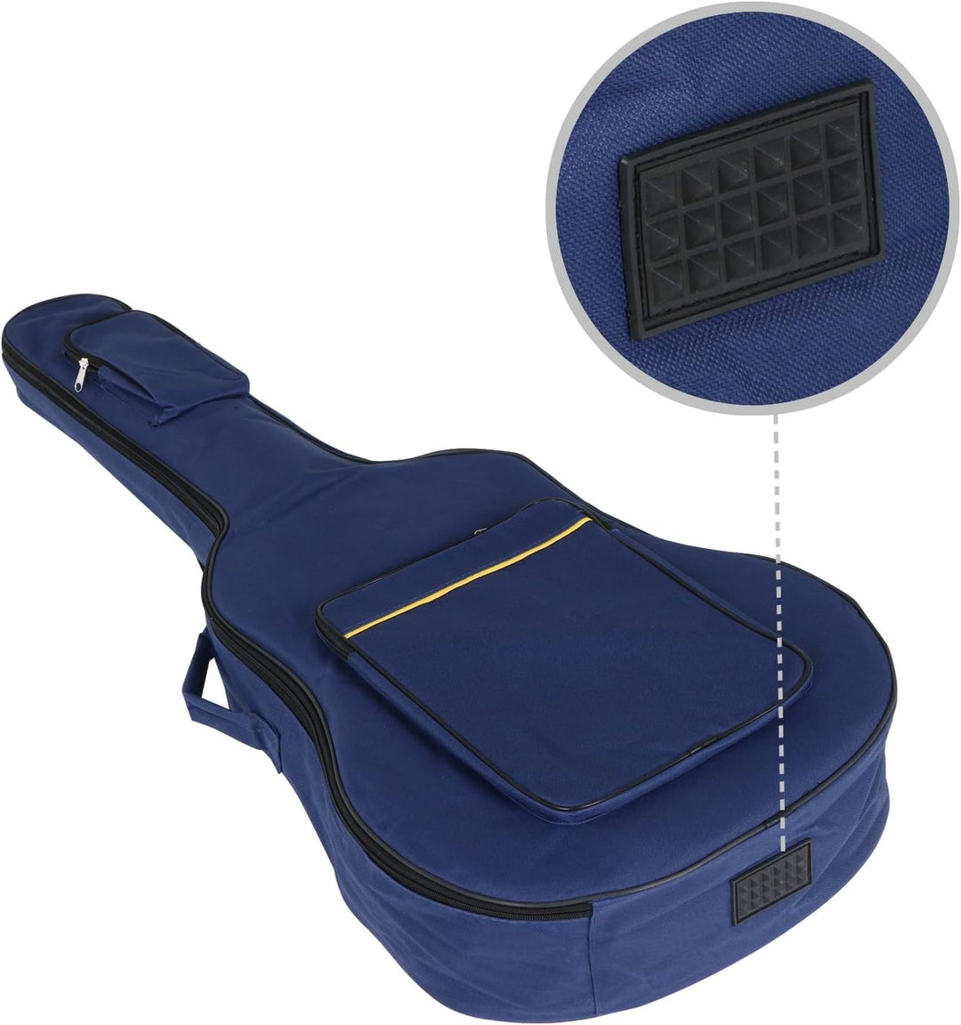 TRIXES Gitarrentasche mit Schultergurten - Wasserdichtge Gepolsterte Tasche - Bass, Akustik & Klassi