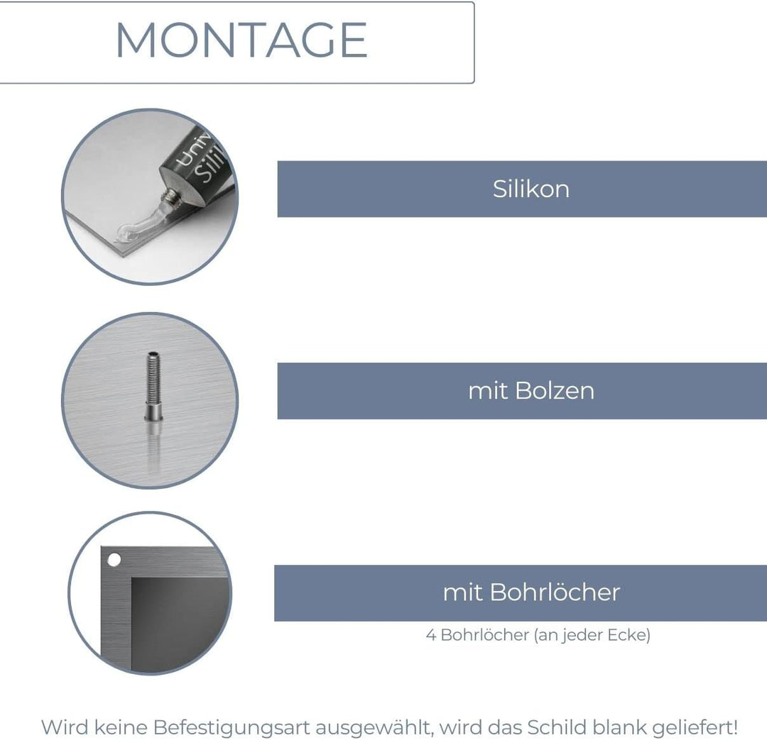 Premium Designer Hausnummer aus Edelstahl | viele Farben: Anthrazit - Grau - Schwarz - Weiss - Rot |