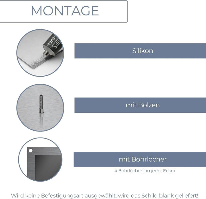 Premium Designer Hausnummer aus Edelstahl | viele Farben: Anthrazit - Grau - Schwarz - Weiss - Rot |
