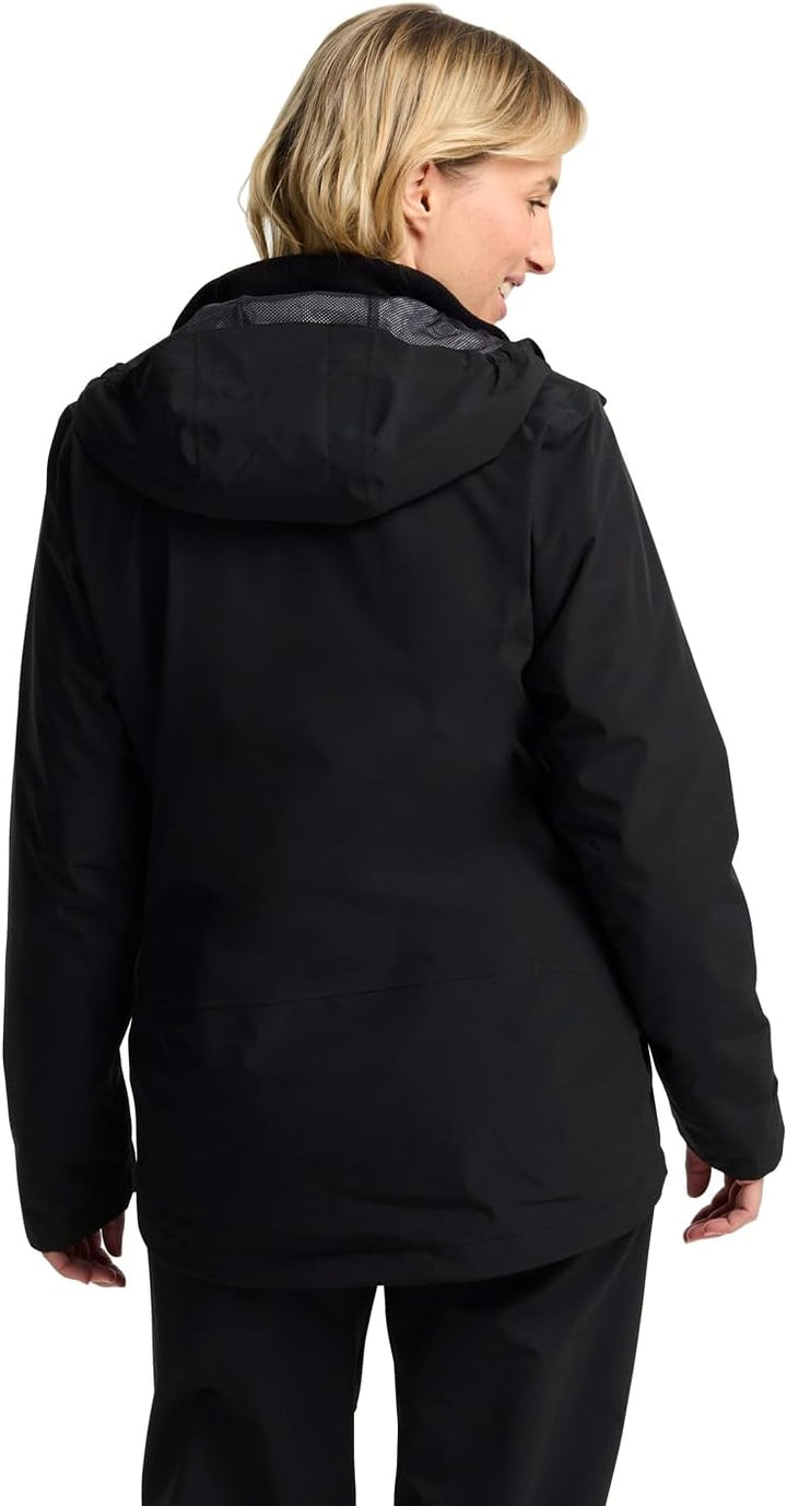 Jack Wolfskin Damen Moonrise 3in1 Jkt W Jacket XS Schwarz, XS Schwarz