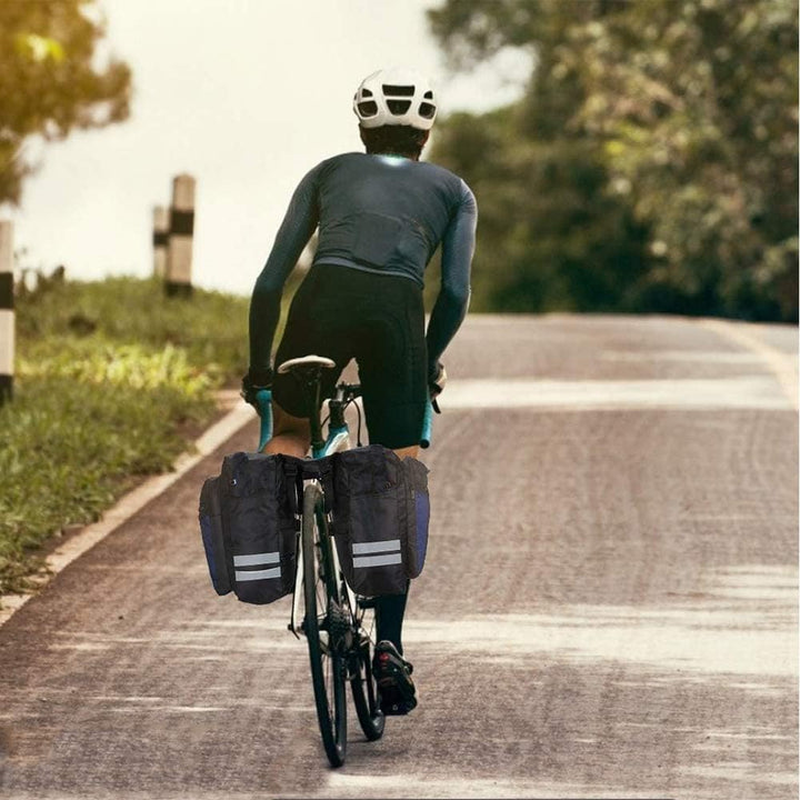 Yhuasia Fahrradtasche Gepäckträger, Kofferraumtasche, Doppeltasche, Fahrradtasche, Doppeltasche, für