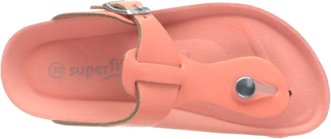 Superfit Mädchen FUSSBETTPANTOFFEL Pantoffeln 30 EU Melon 5000, 30 EU Melon 5000